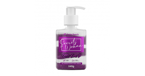 Gel Aromatizante Beijável Uva Secrets Woman 240g Swiss Beauty BELKIT