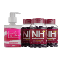 3 NH New Hair Cápsulas + Gel Secrets Woman SWISS BEAUTY